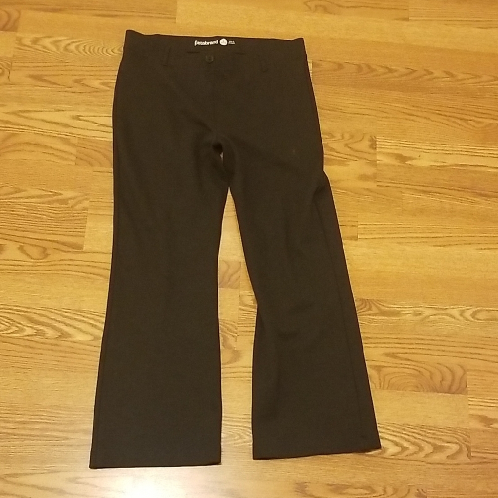Like New Betabrand Charcoal Bootcut Pants